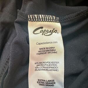 Black Capezio yoga pants - size xl